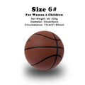 Grooved Silent Basketball 29.5''/27.9'' Foam Indoor Training Ball Dribbling Quietly Bounce No Noise